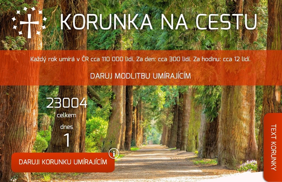 Daruj modlitbu umírajícím